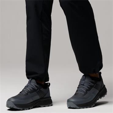 MENS LACE TRAINERS - GRAPHITE BLACK